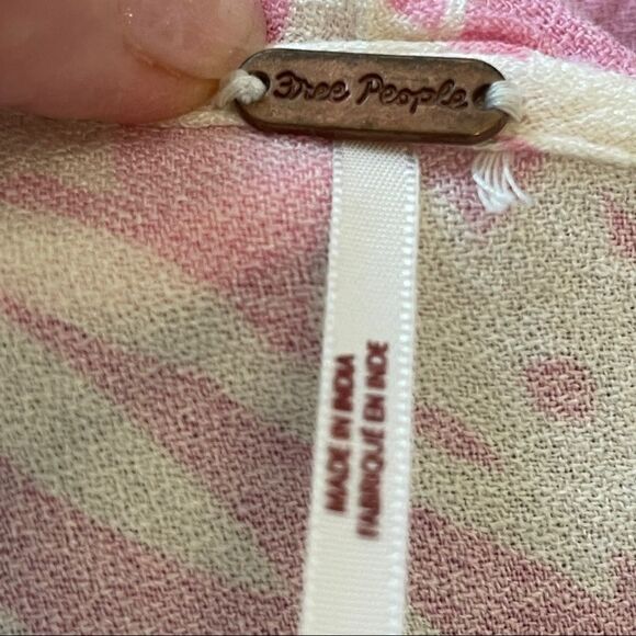 Free People Rebecca Pink and White Floral Mini, Size Small - Picture 3 of 13